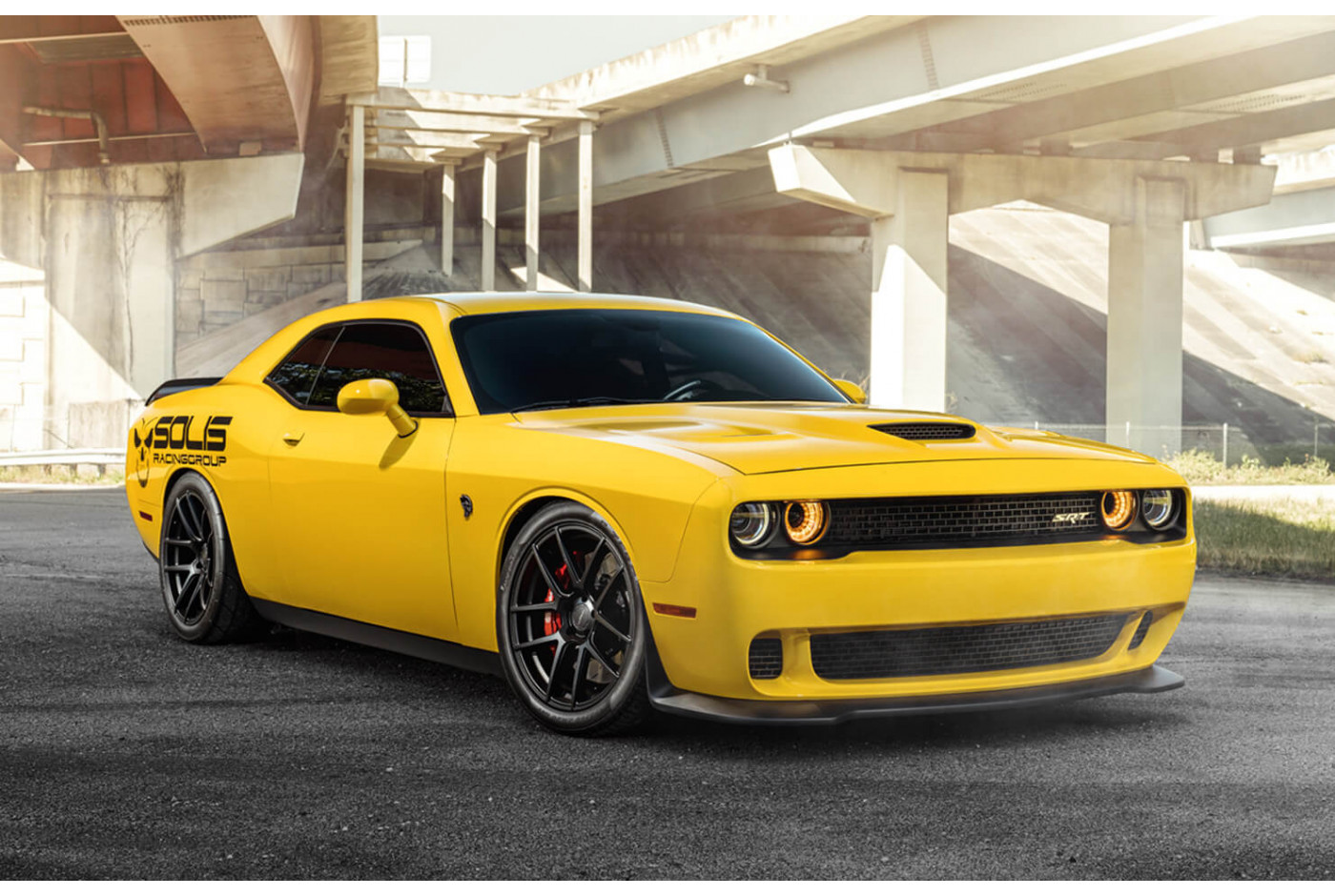 Модульная картина Dodge Challenger | купить картину в Нальчике Модульная картина Dodge Challenger