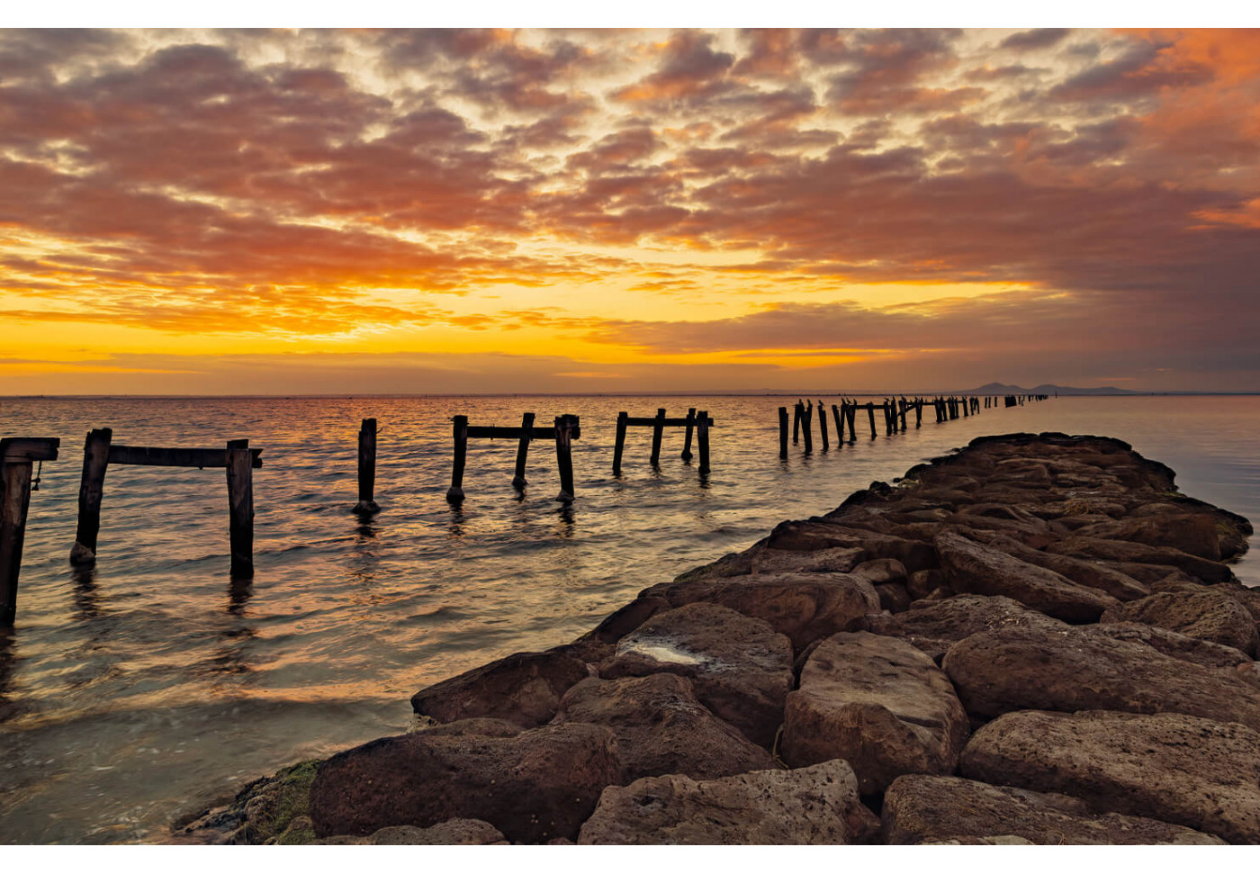 Модульная картина Закат на берегу океана | купить картину в Нальчике Модульная картина Закат на берегу океана